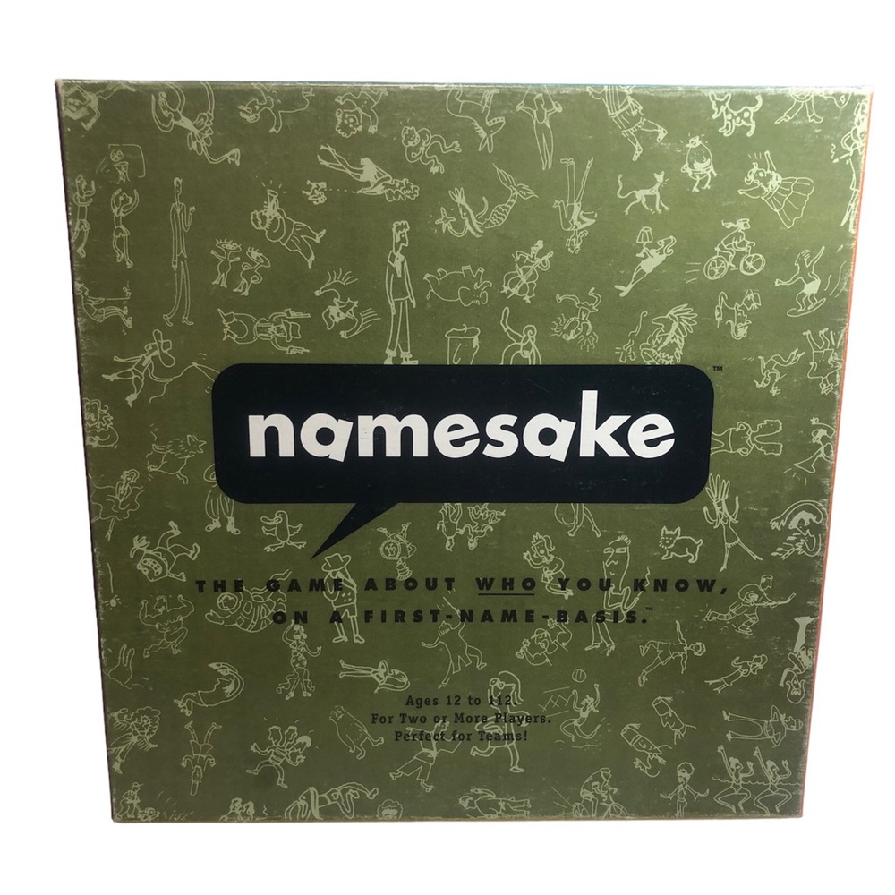 Namesake Board Game Age 12 to 112, 2 or more players 1996